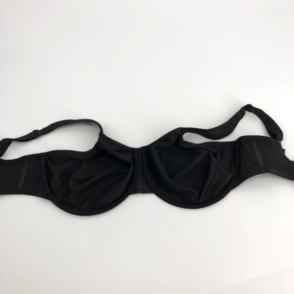 Chantelle 2361 Black Unpadded Minimizer Bra Size 32DDD Underwire - Picture 5 of 9